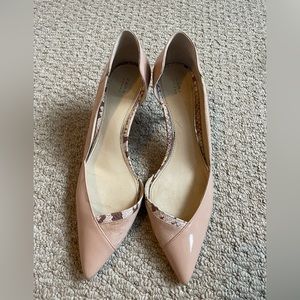 Zara kitten heels in nude